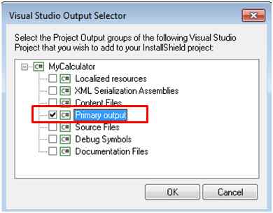 select your primary output